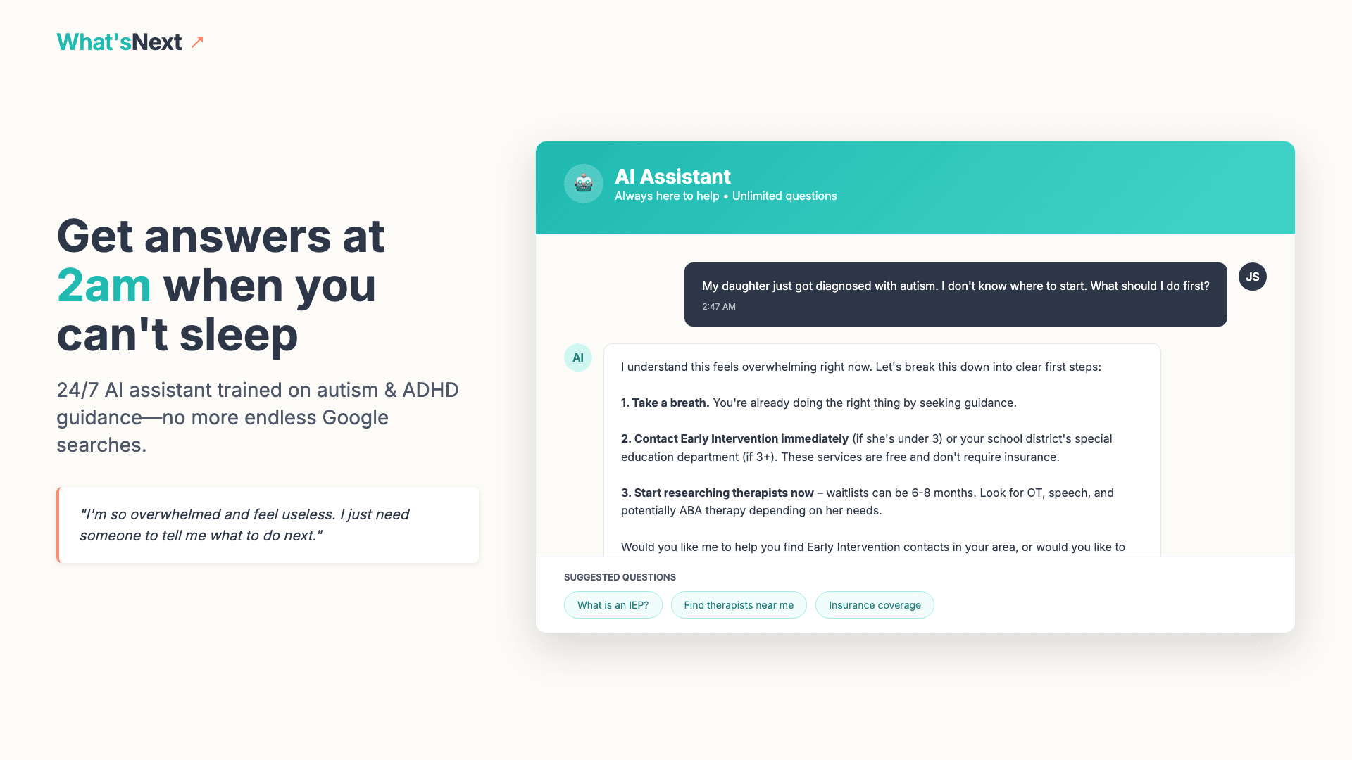 AI Assistant providing 24/7 support